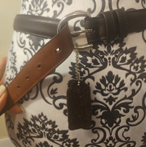 Rare Vintage Coach 8504 Brown Leather Belt – Medium – Made in Costa Rica main image 9